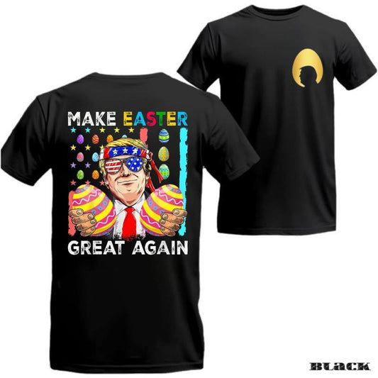 [Sale Up To 65%] Make Easter Great Again T-Shirt-sweatshirt-hoodie, Funny Trump Easter Egg Tee sweatshirt, Patriotic Holiday Graphic Shirt, USA Flag Easter Celebration Outfit, tshirt hot trend