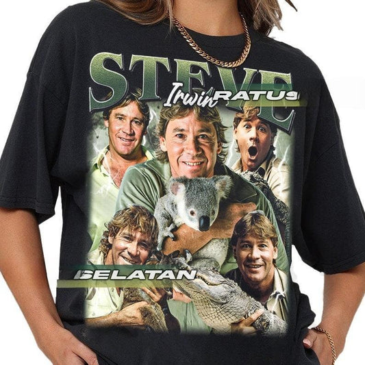 [Sale up to 50%] Limited Steve Irwin Vintage Shirt_Shirt Gift For Woman and Man Unisex T-Shirt