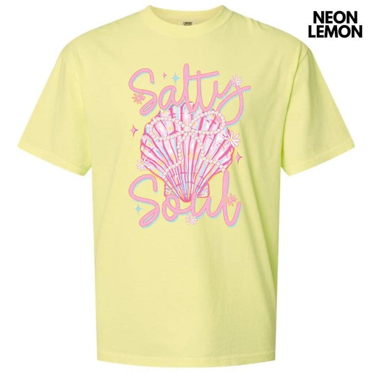 Salty Soul Seashell Comfort Colors T-Shirt 'NLB' Hoodie, Sweatshirt | WearSparks.com