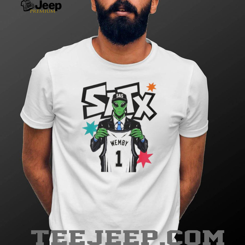 San Antonio Alien Wemby Number 1 Basketball T Shirt