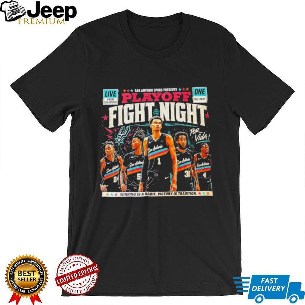 San Antonio Basketball Playoff Fight Night Vintage T Shirt