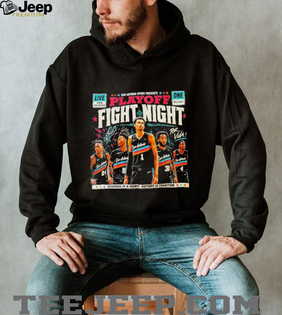 San Antonio Basketball Playoff Fight Night Vintage T Shirt