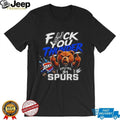 San Antonio Basketball Ted Bear Playoff Rivalry T Shirt