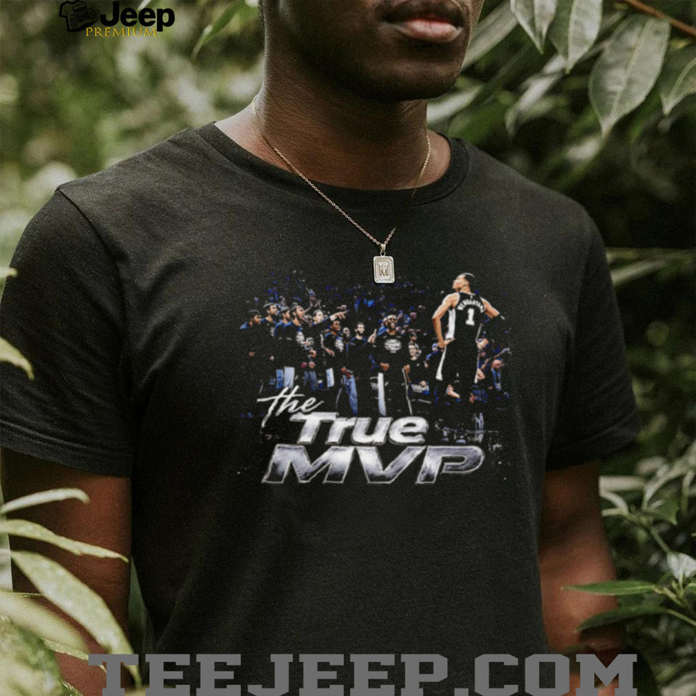 San Antonio Basketball True MVP Number 1 Fan Jersey T Shirt