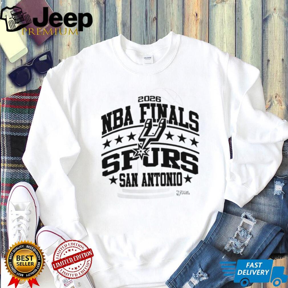 San Antonio Spurs 2026 NBA Finals Champions Trophy T Shirt