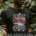 San Antonio Spurs 2026 Southwest Division Champions NBA Team Roster T Shirt