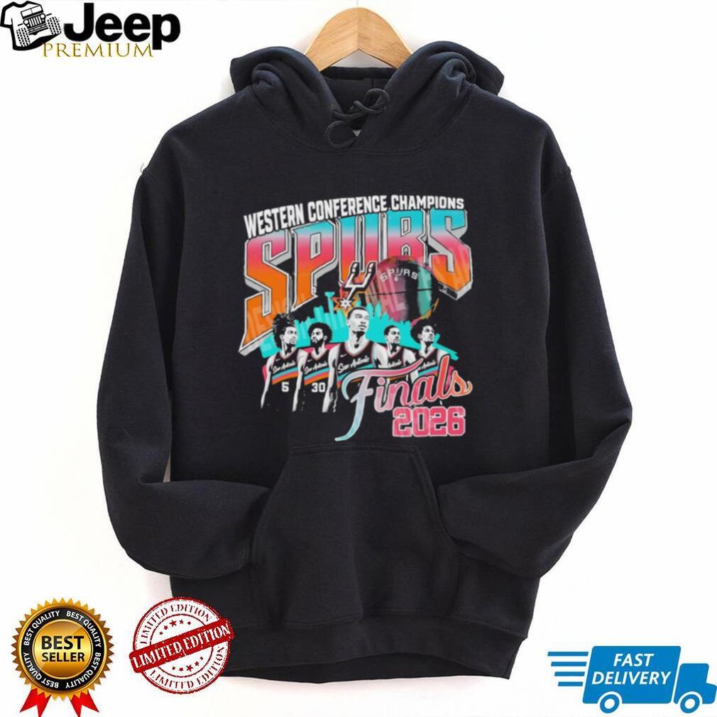 San Antonio Spurs Basketball NBA Western Conference Champions Finals Fiesta 2026 shirt
