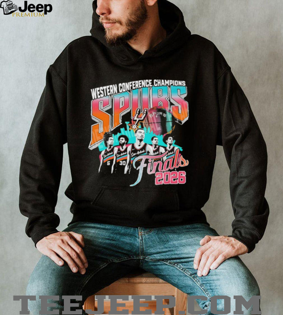 San Antonio Spurs Basketball NBA Western Conference Champions Finals Fiesta 2026 shirt