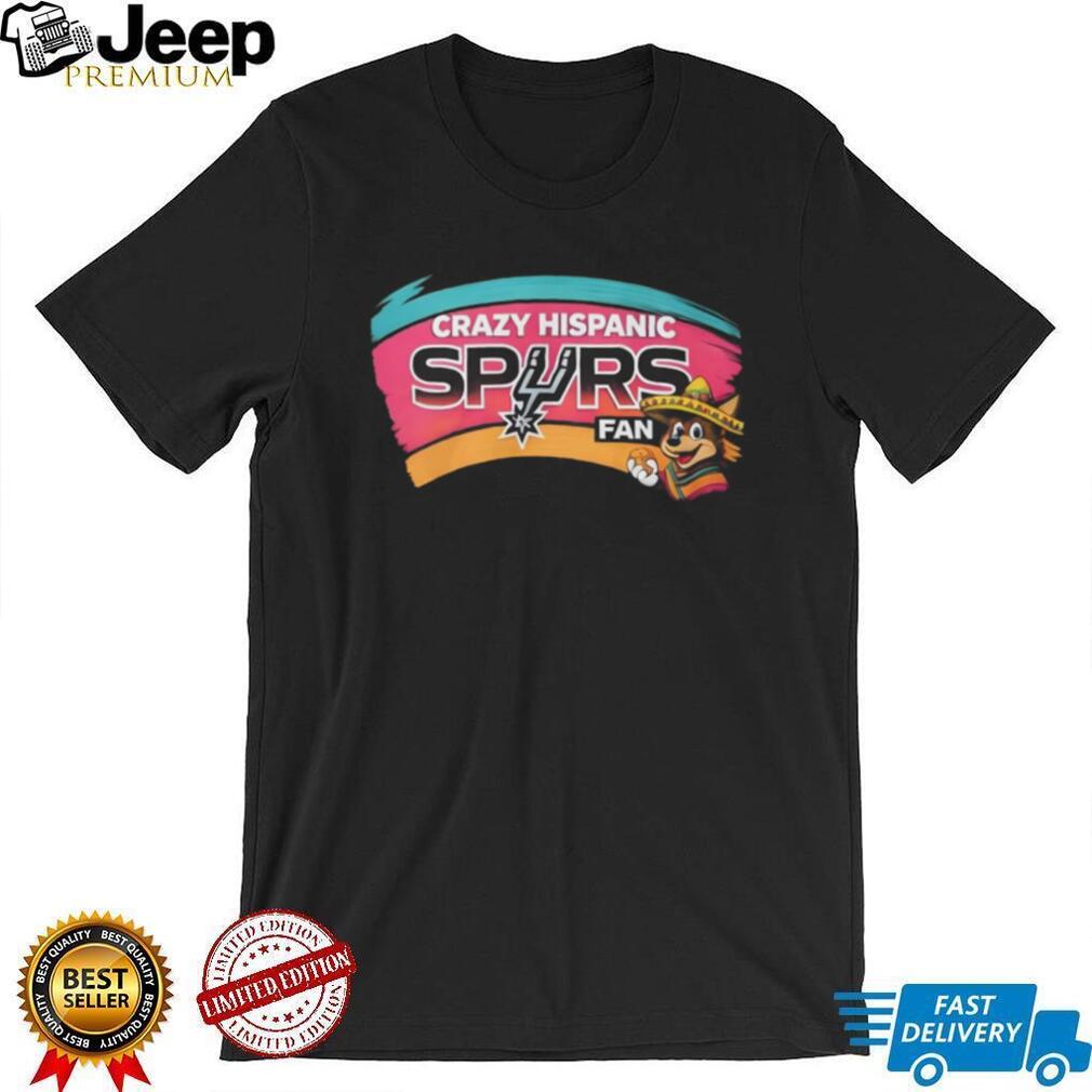 San Antonio Spurs Crazy Hispanic Fan Coyote Mascot T Shirt