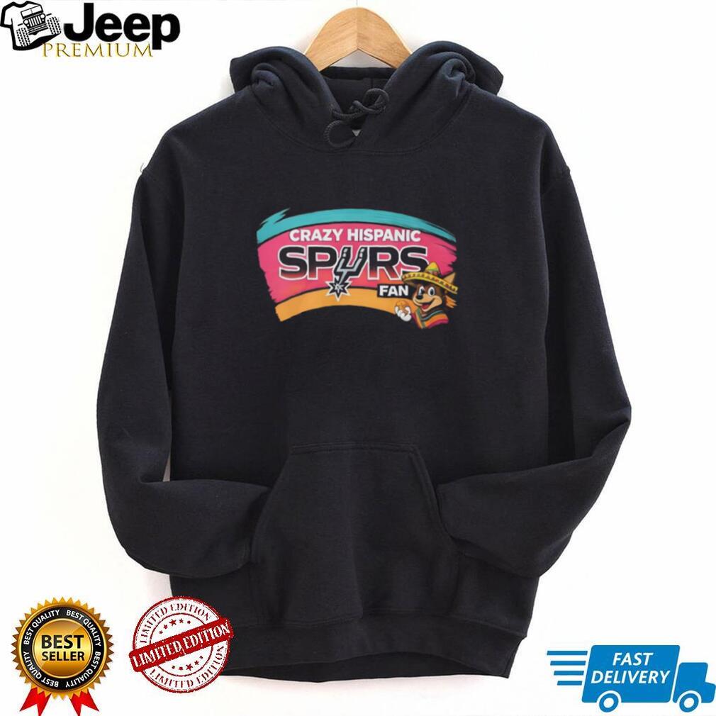 San Antonio Spurs Crazy Hispanic Fan Coyote Mascot T Shirt