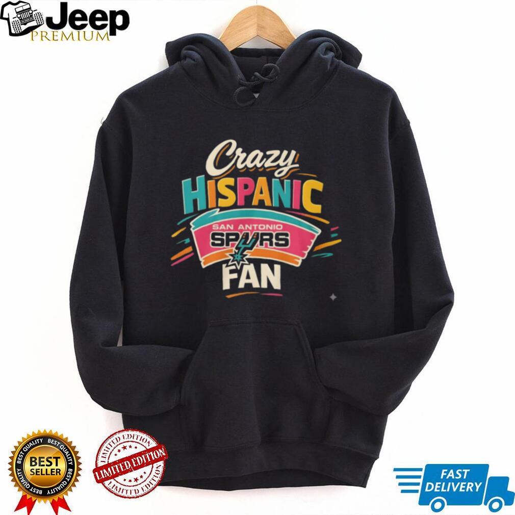 San Antonio Spurs Crazy Hispanic Fan Fiesta Colors Retro Basketball Sports Men Women T Shirt