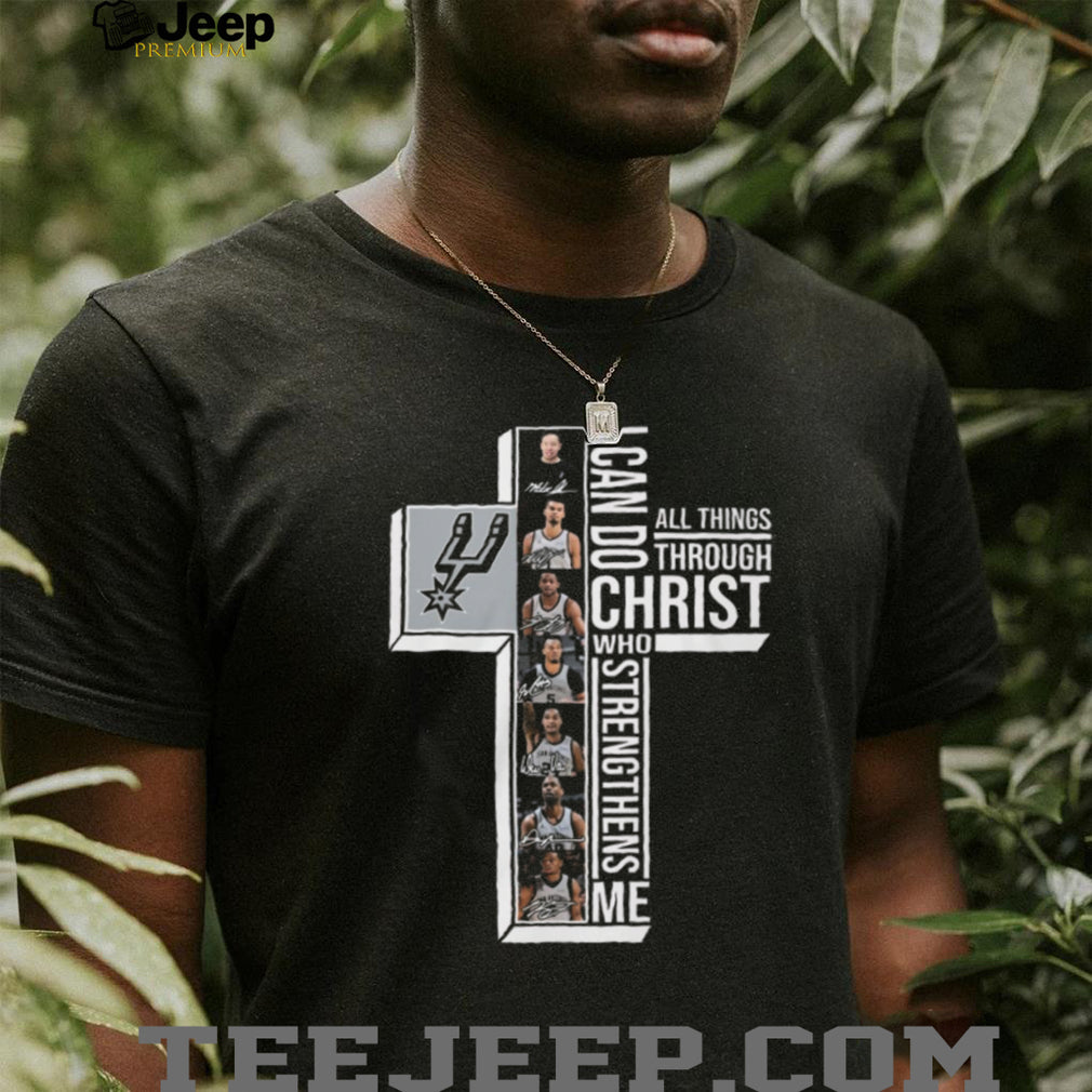 San Antonio Spurs I Can Do All Things Through Christ Who Strengthens Me T Shirt