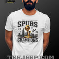 San Antonio Spurs NBA Finals 2026 Champions skyline shirt
