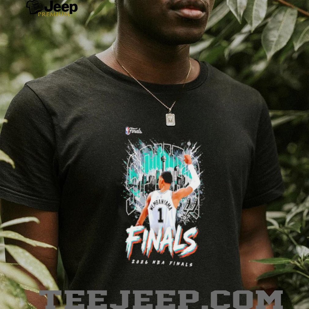 San Antonio Spurs Victor Wembanyama 2026 NBA Finals City shirt