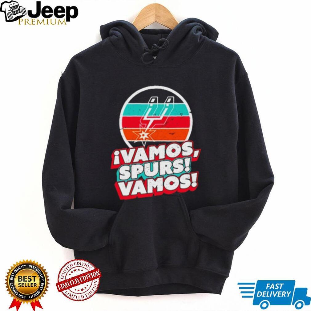 San Antonio Vamos Spurs Vamos Fiesta Retro Sunset T Shirt
