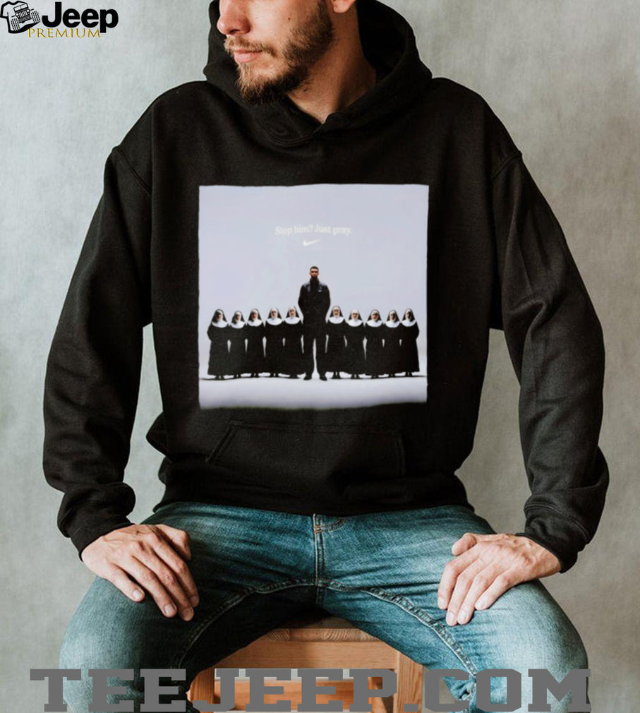 San Antonio Wembanyama Stop Him Just Pray Basketball T Shirt