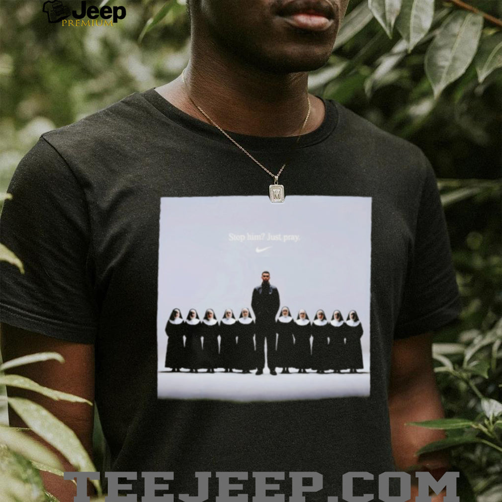 San Antonio Wembanyama Stop Him Just Pray Basketball T Shirt