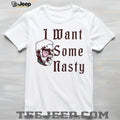 San Auto I Want Some Nasty Distressed Graphic Style T Shirt
