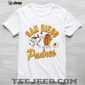 San Diego Padres Baseball Hot Dog Mascot Vintage Shirt