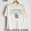San Diego Padres Cream Vintage Logo Fleece T shirt
