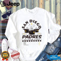 San Diego Padres Ice Cream Stand Logo Retro Baseball T Shirt