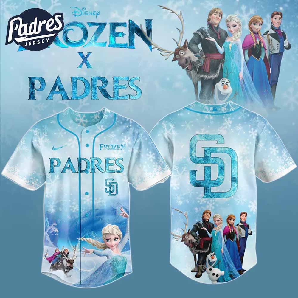 San Diego Padres x Frozen Baseball Jersey 2025 - Padres Jersey Oasis: Elevate Your Baseball Style Game T-Shirts, Hoodie,...