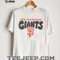 San Francisco Giants Cream Vintage Logo Fleece T shirt