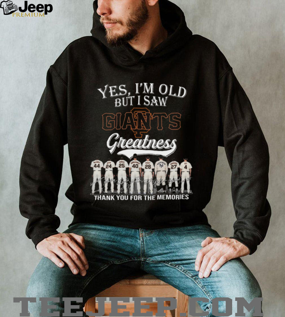 San Francisco Giants MLB Baseball Legends Vintage Retro Style Men Women Fans Shirt