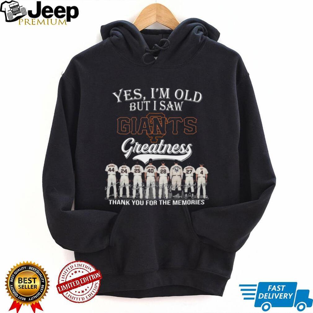 San Francisco Giants MLB Baseball Legends Vintage Retro Style Men Women Fans Shirt