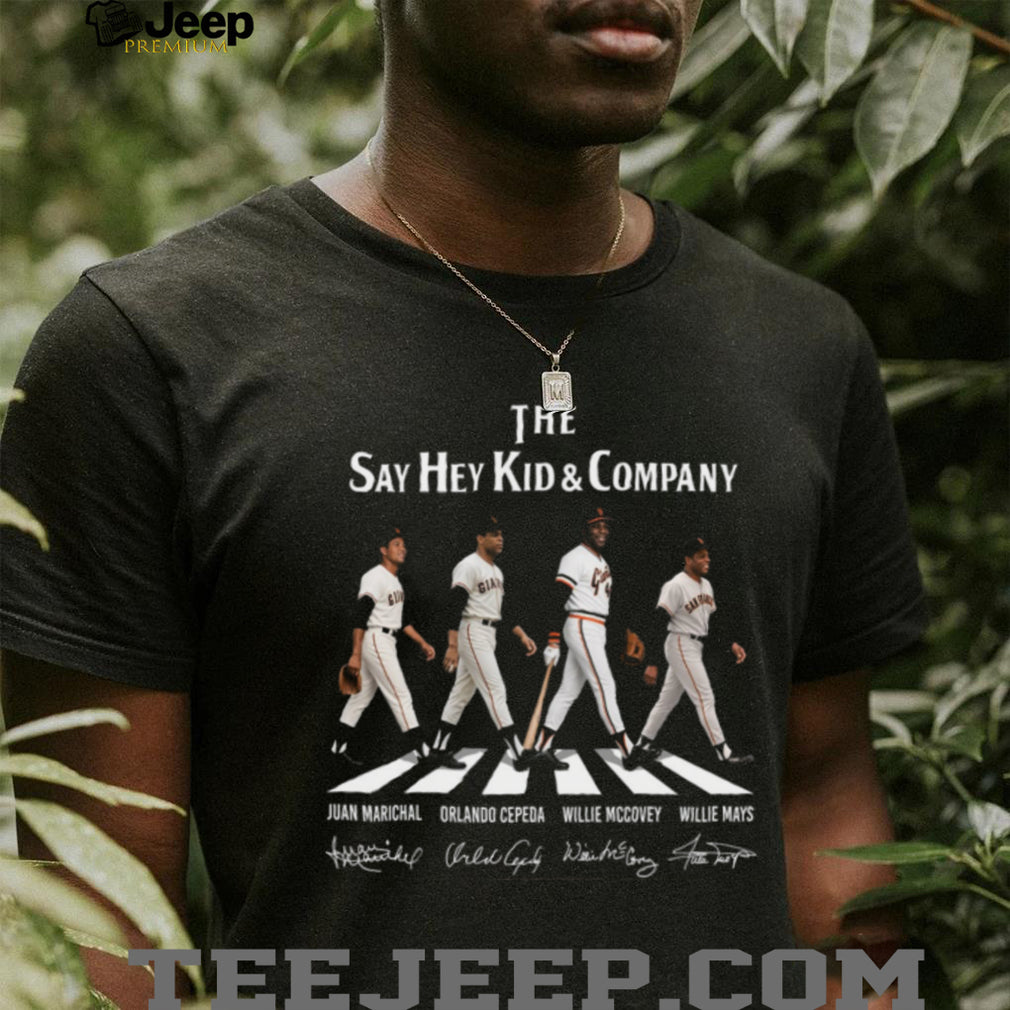 San Francisco Giants Say Hey Kid Company Baseball History Retro Style Men Fans Shirt