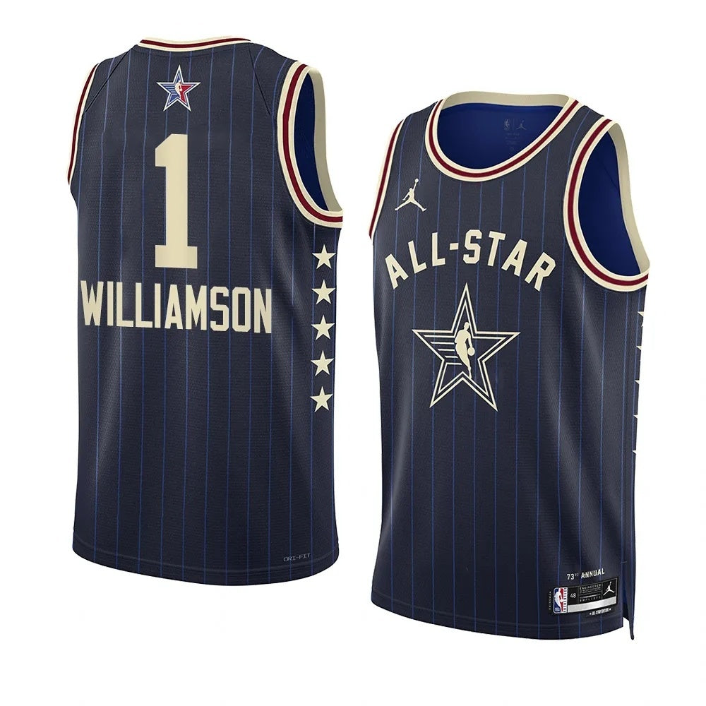 San Antonio Spurs #1 Victor Wembanyama 2024 NBA All-Star Swingman Jersey Style 2