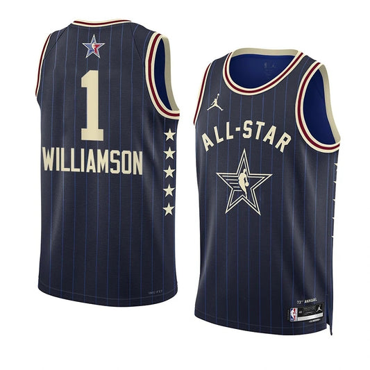 San Antonio Spurs #1 Victor Wembanyama 2024 NBA All-Star Swingman Jersey Style 2