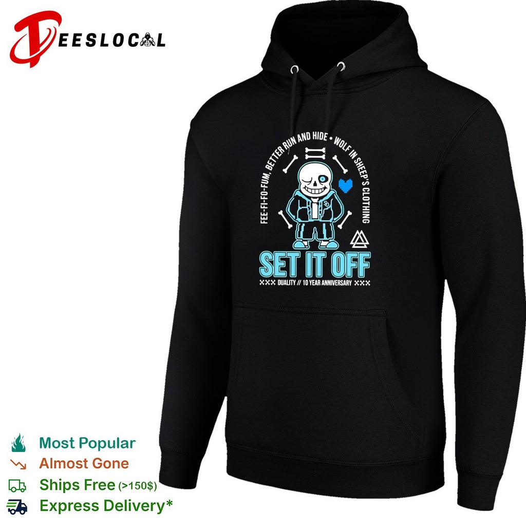 Sans Set It Off duality 10 year anniversary shirt