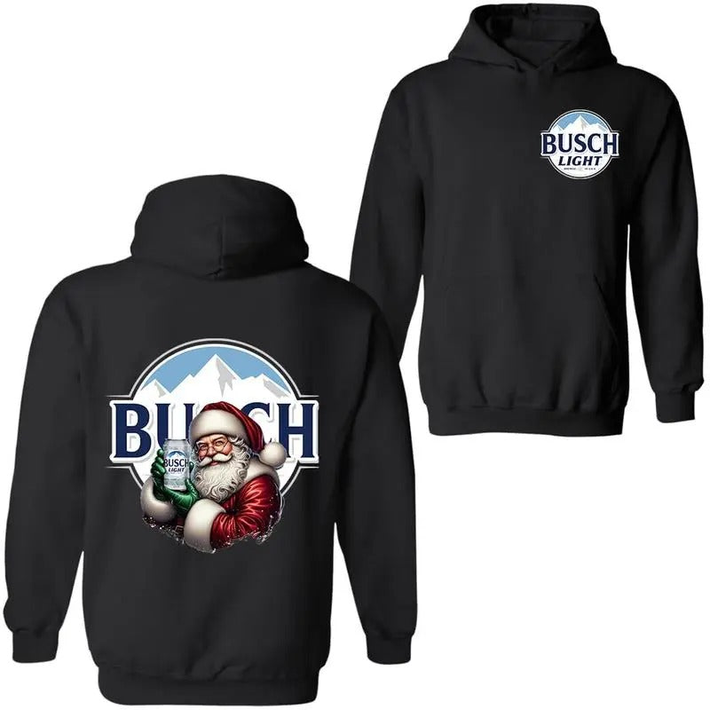 Santa Buusch Light Hoodie-Sweatshirt-Shirt, Merry Christmas Buusch Light Tee, Christmas Buusch Light Hoodie, Trending...