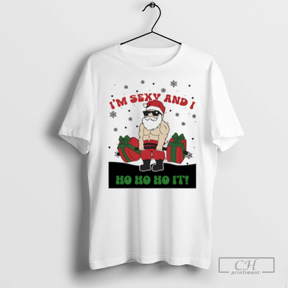 Santa Claus Im Sexy And I Ho Ho It Christmas T Shirts