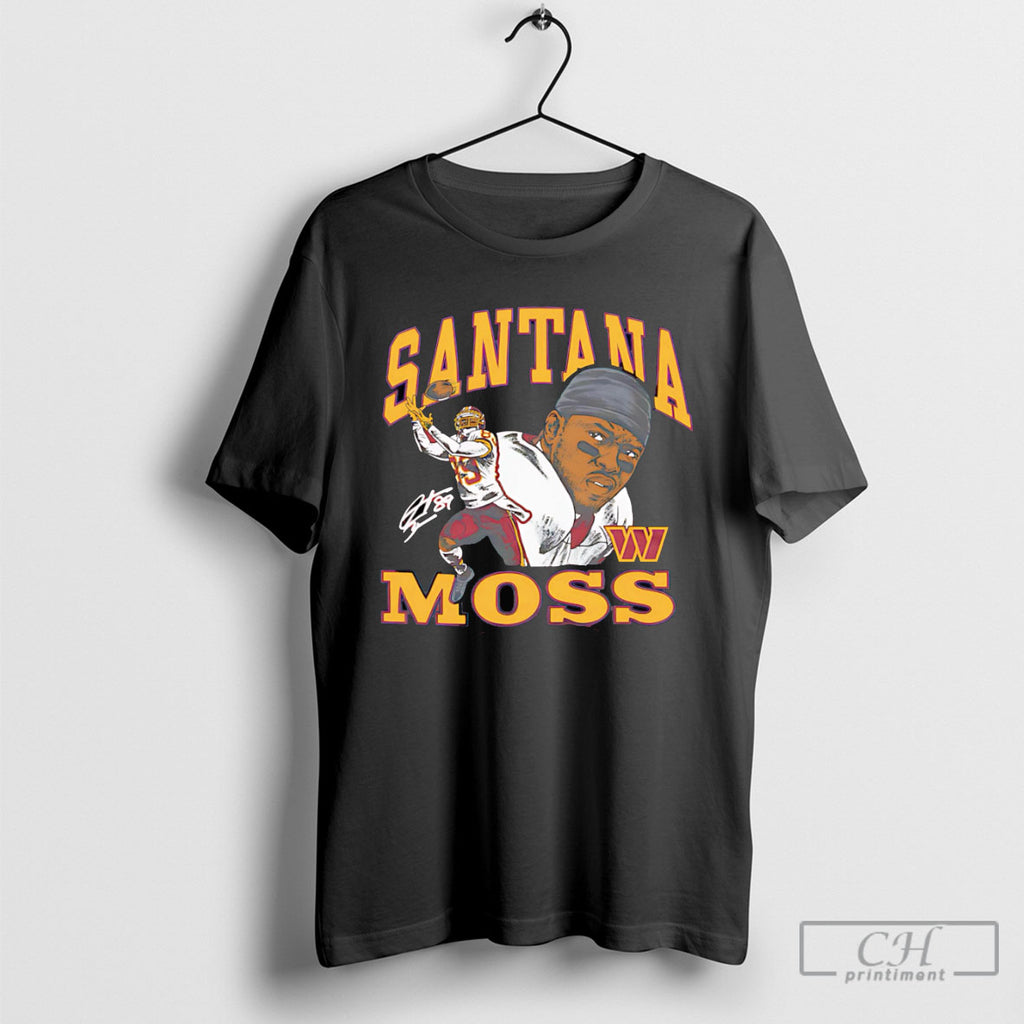 Santana Moss Washington Commanders Caricature T Shirts
