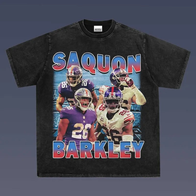 Saquon Barkley 1.1 VINTAGE TEE | AMERICAN FOOTBALL | GIFT FOR FAN