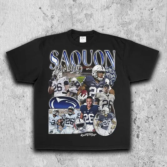 Saquon Barkley Penn State Tee | Vintage Tee | Men's Graphic T-Shirt | Gift For Fan