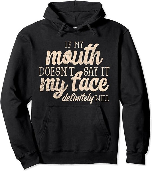 Sarcastic Work Hoodie, Funny Saying Apparel & more Sarcastic Pullover Hoodie Unisex Cotton Menswear Pocket Soft