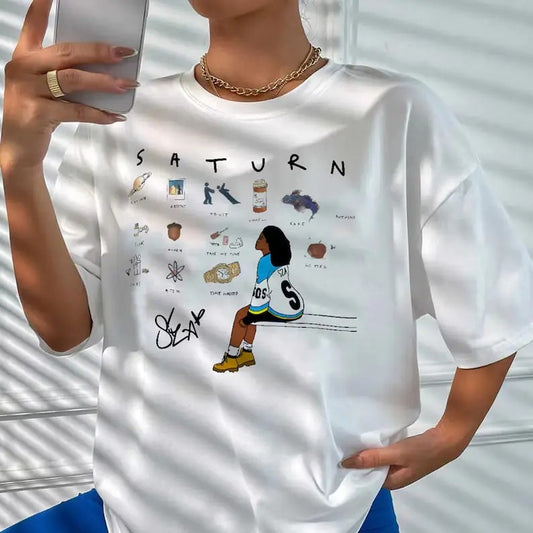 Saturn SZA Shirt, Saturn Shirt, Sza Lana Album Shirt, Singer SZA SOS Graphic Sweatshirts Unisex Shirt, Sza Merch, Gift For Fans