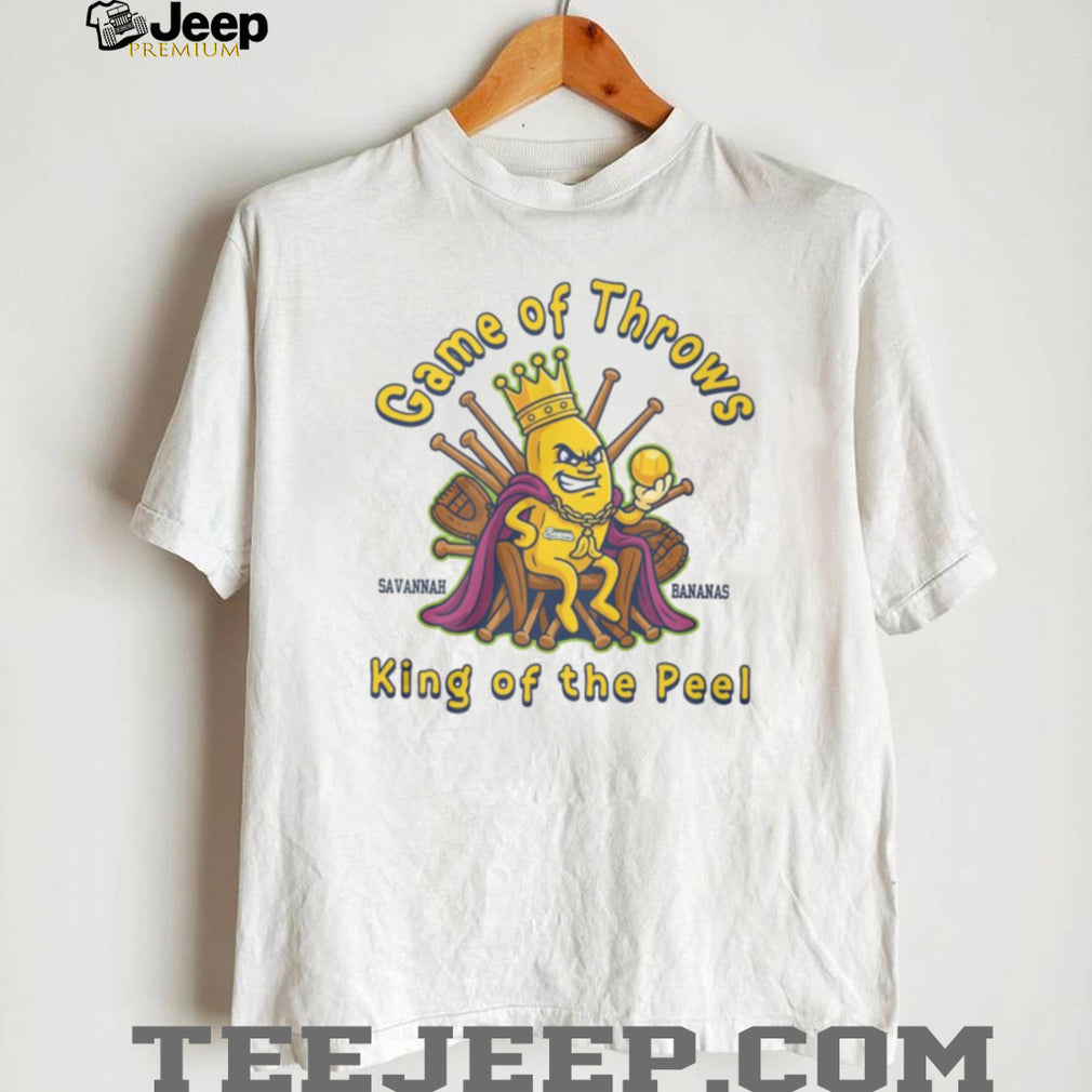 Savannah Bananas Game of Throws King of the Peel Baseball T Shirt