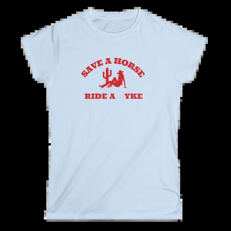Save a Horse Ride a Yke Womens T-Shirt Hoodie, Sweatshirt | WearSparks.com