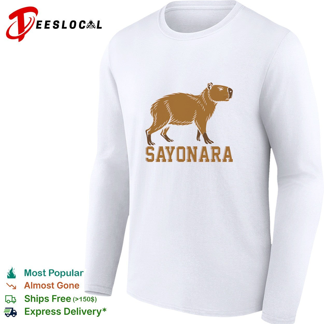 Sayonara capybara shirt