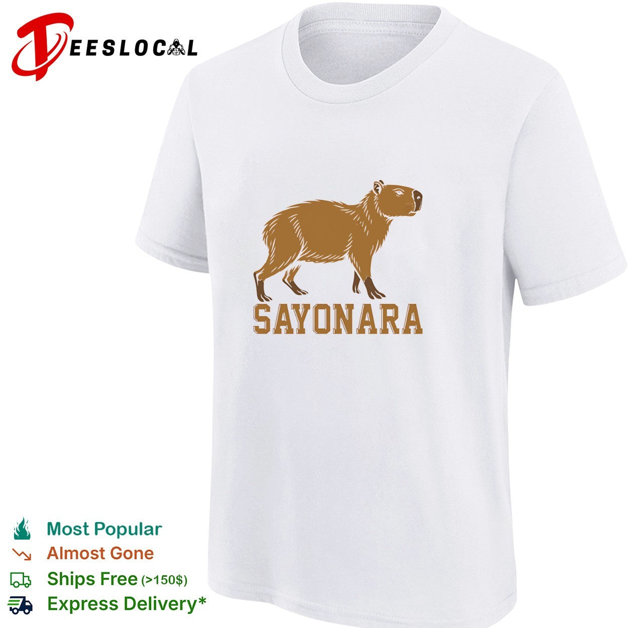 Sayonara capybara shirt