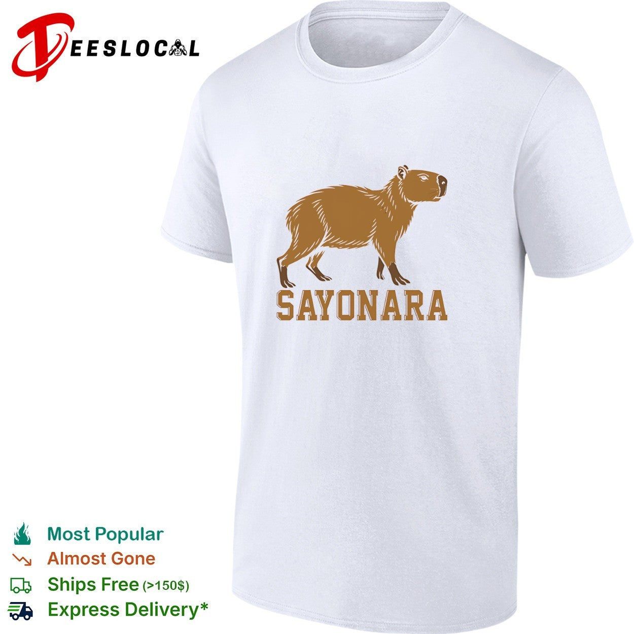 Sayonara capybara shirt