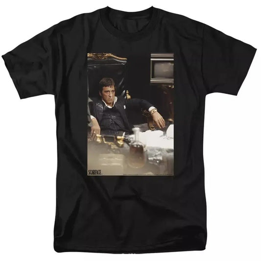 Scarface Movie Sit Back Licensed Adult T-Shirt