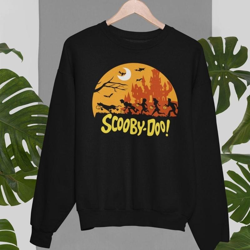 Scooby Doo Halloween Night Trick or Treat Unisex Sweatshirt Sweatshirt, Hoodie, Comfort Colors T-Shirts | WearSparks.com