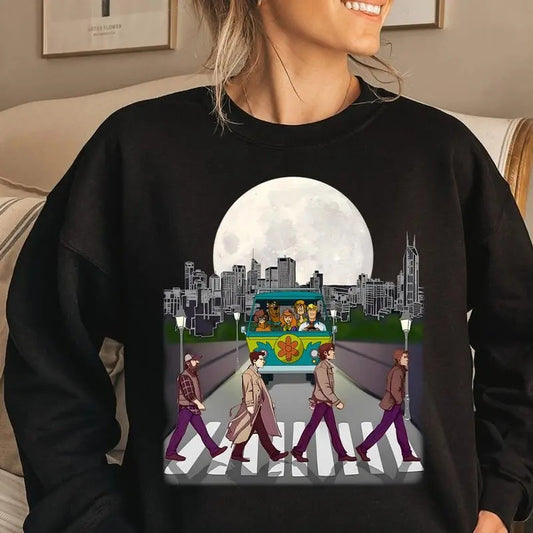Scooby Doo Sweatshirt, 90s Horror Movie Shirt, Scoobydoo Sweatshirts,  Funny Christmas Shirt, Vintage Horror Movie Character Tee