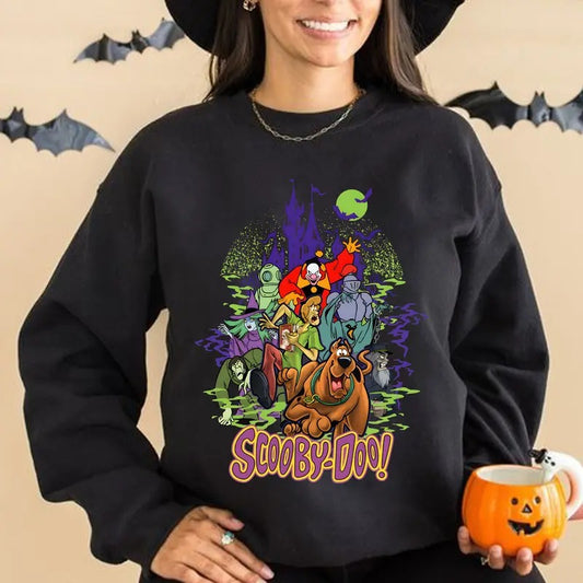 Scooby Doo Tee Shirt, Vintage Halloween 90s Movies Shirt, Vintage Scooby Sweatshirt, Scooby Doo Hoodie