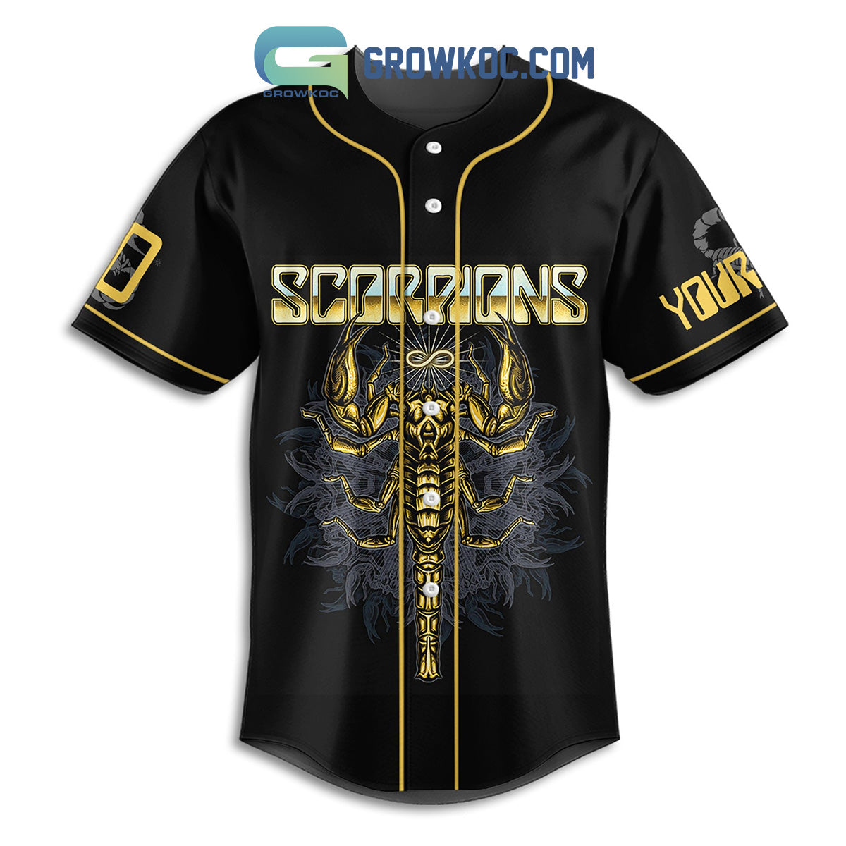 Scorpions Learn To Forgive Personalized Baseball Jersey